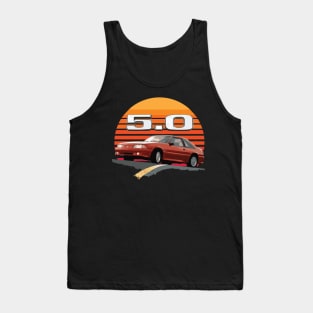 MUSTANG GT 5.0 FOXBODY CLASSIC RETRO Tank Top